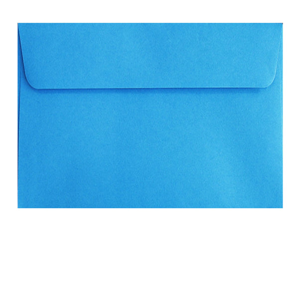 postcard size pale blue envelope