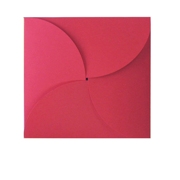 small red butterfly envelope