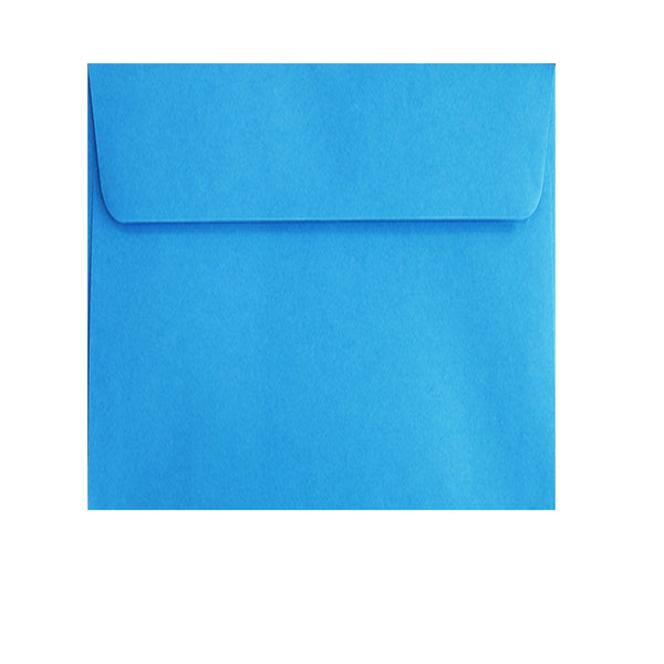 small pale blue square envelopes