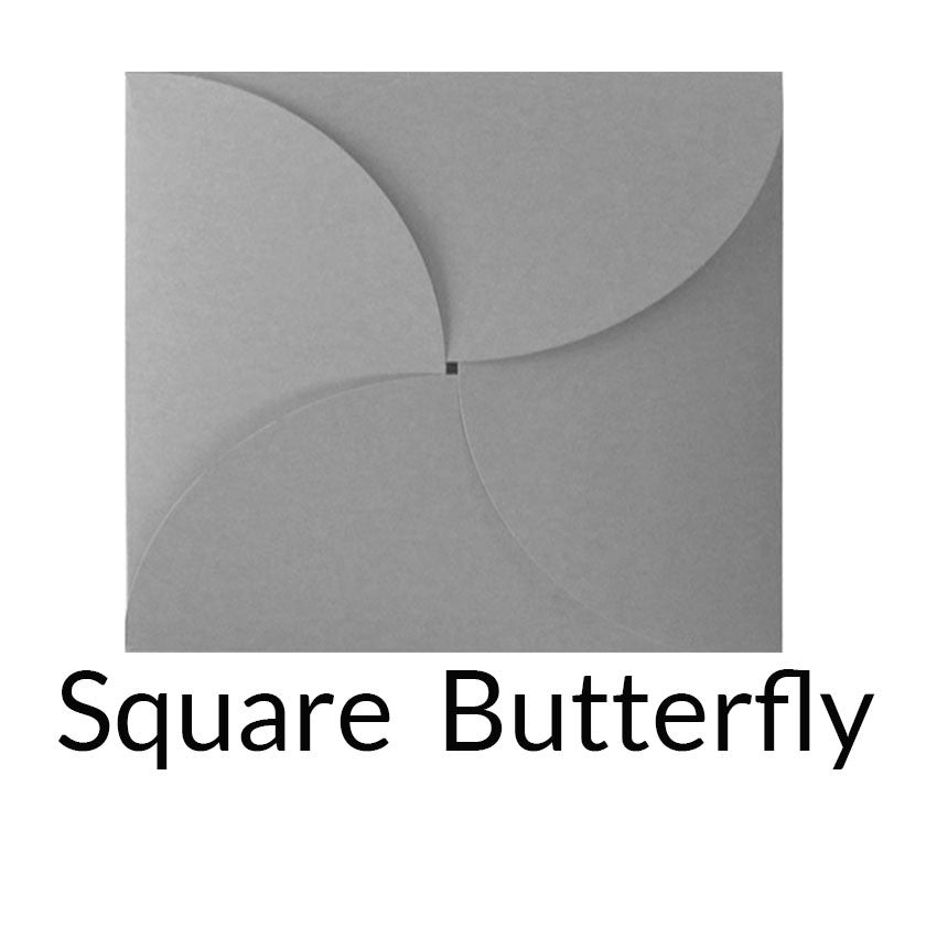 120 x 120 mm - Butterfly