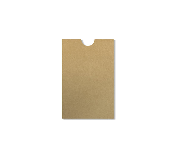 Business Card Sleeve Pocket 60x92mm - Metallic & Coloured