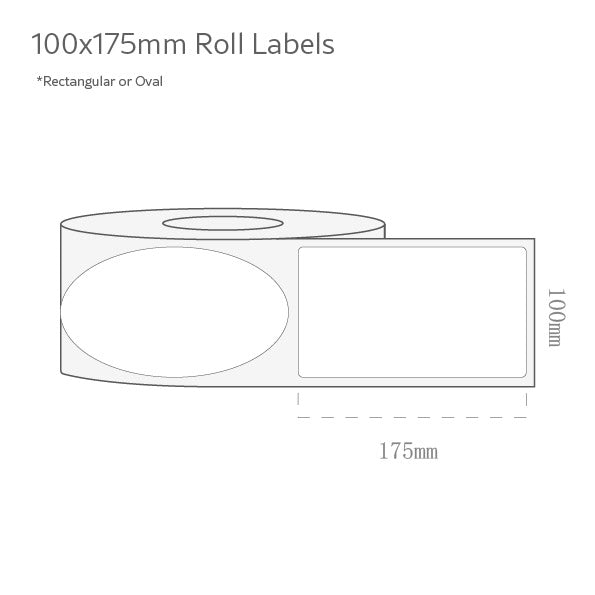 100x175mm Roll Labels