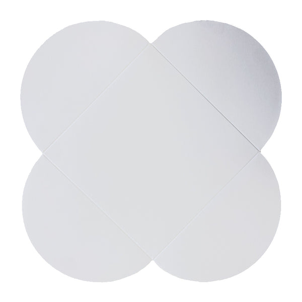Bright White - 120x120mm (BUTTERFLY)