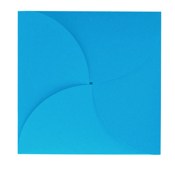 large 160mm square butterfly pale blue envelope