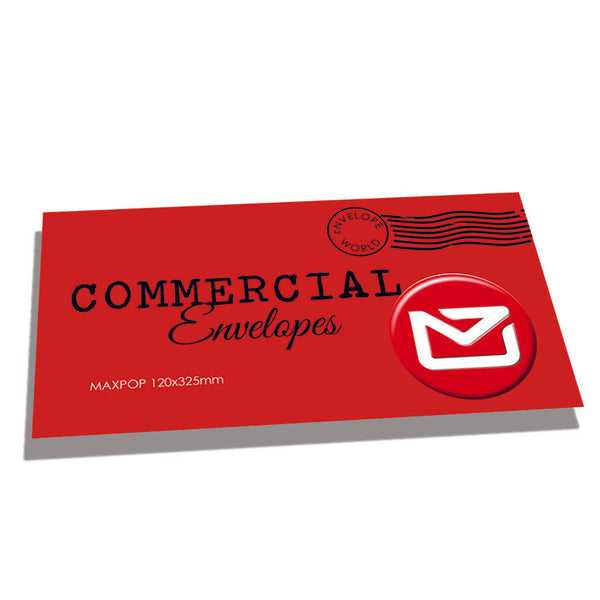 White - 120x235mm (MAXPOP) Self-seal