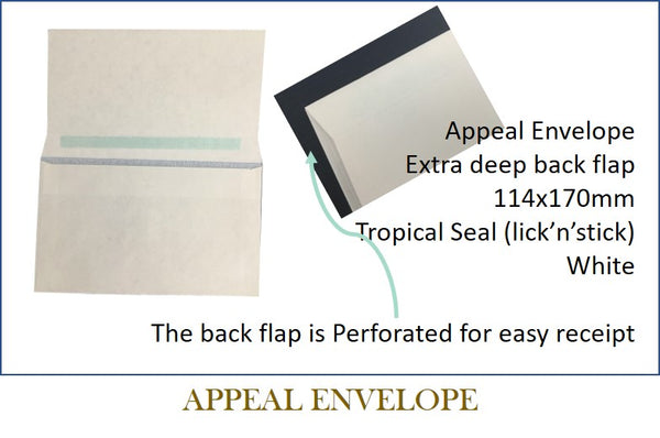 Appeal Envelopes - 114x170mm