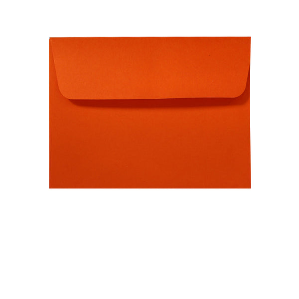 small C7 bright orange wallet envelope