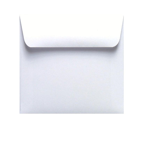 small white square envelope