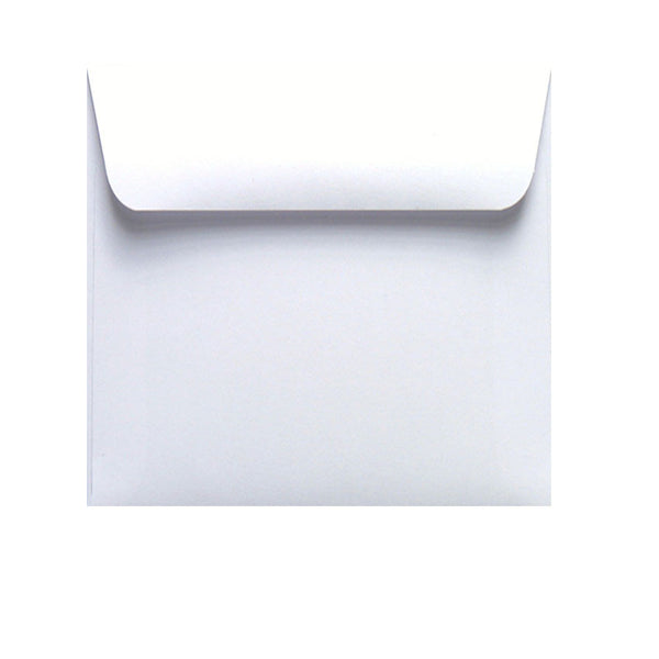 Pure Smooth White Envelope - 130x130mm (SQUARE)