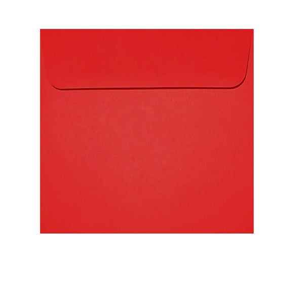 small square bright red wallet envelope